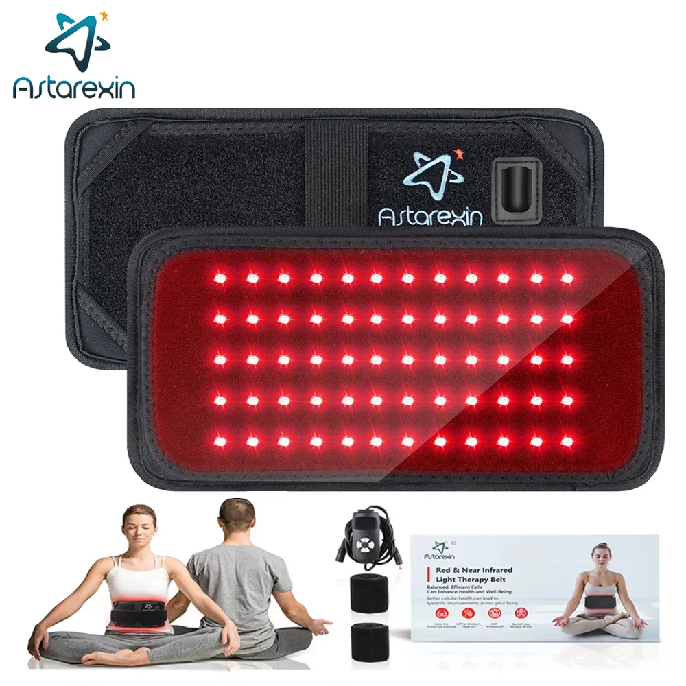 Infrarot licht führte Gesundheits gürtel Taille Rotlicht Heizung Massage gürtel Pad Lendenwirbel Rücken Taille Massage gerät für Muskel Körper entlastung Image