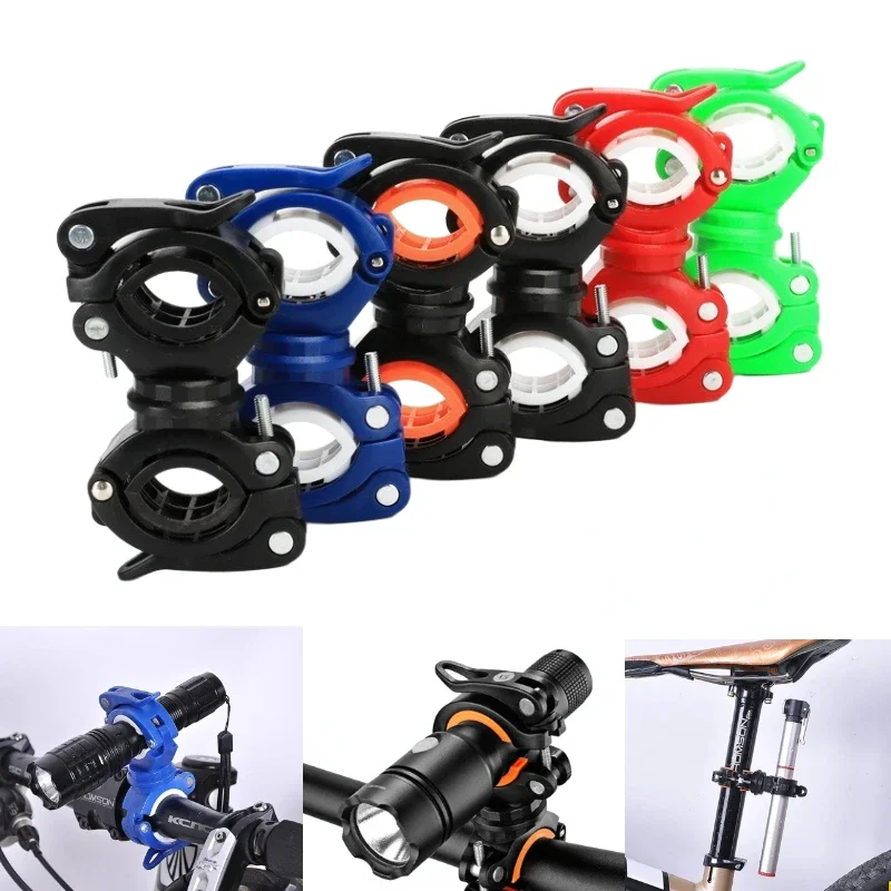 Fahrrad Licht Halterung 360 Grad Drehbare Fahrrad LED Licht Taschenlampe Halterung MTB Radfahren Lampe Taschenlampe Halterung Fahrrad Zubehör Image