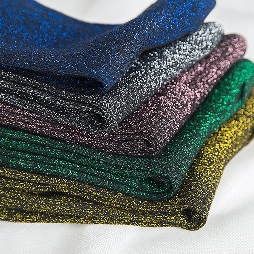5 Paare/satz frauen Glänzende Candy Farben Helle Glitter Socken Mode Frauen Gold Silber Gestrickte Socken Harajuku Frühling Herbst Socken Image