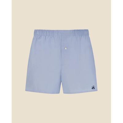 Brooks Brothers Men's Slim Fit Cotton Broadcloth Boxers | Light Blue | Size 2XL