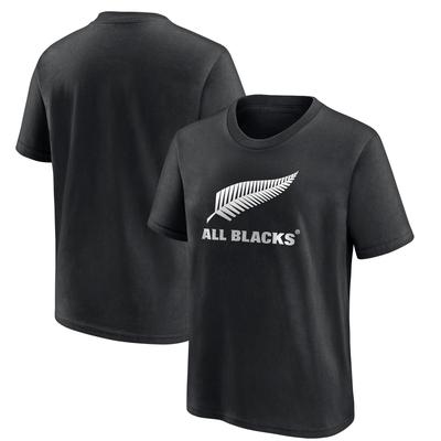 All Blacks T-Shirt mit primärem Logo und Grafik – Schwarz – Junior Image