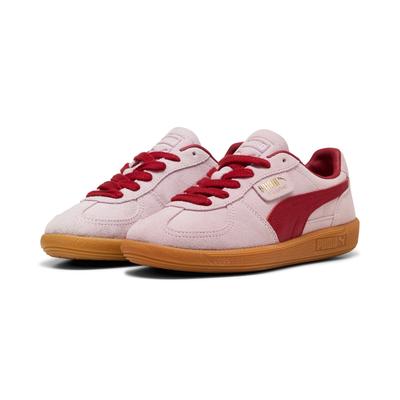 Sneaker PUMA "PALERMO", Gr. 40, rose mauve, schwarz crimson, Leder, mehrfarbig, sportlich, Schuhe