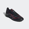 Fußballschuh ADIDAS PERFORMANCE "PREDATOR LEAGUE TF", Gr. 41, core schwarz, grau four, lucid rot, Synthetik, sportlich, Schuhe