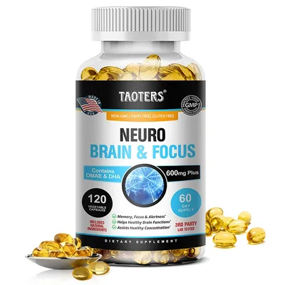Multivitamin & Multimineral, Nootropic Brain Support Supplement, Supports Memory, Concentration &
