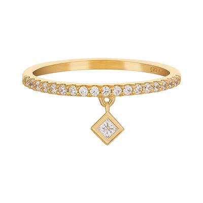 caï Ring 925/- Sterling Silber Zirkonia weiß 058 (18,5) Damen Image