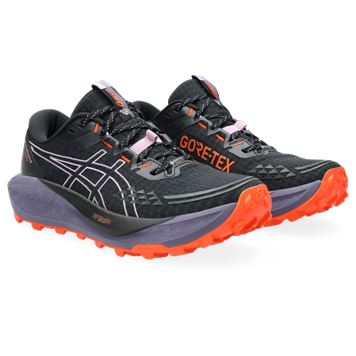 Trailrunningschuh ASICS "GEL-TRABUCO 13 GORE-TEX", Gr. 42, schwarz, light ube, Textil, Synthetik, sportlich, Schuhe, wasserdicht Image
