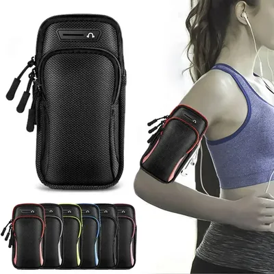 New Sport Armband Bag Running Arm Band Phone Bags For iPhone 15 14 Pro Max Samsung S24 S23 Ultra Outdoor Jogging Waterproof Case
