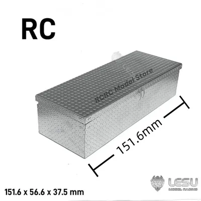 1/14 Scale Toy Toolbox Metal Tool Box Battery Container LESU RA-G006 For Tamiya 1/14 1/10 RC RAVE-UM406 Parts Accessories