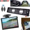 Koorinwoo 3in1 EU-Kennzeichenrahmen, Rückkamera, kabellos, + Auto-Monitor, LCD-Spiegelglas, bunte Unterstützung