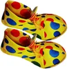 Karnevalsparty Cosplay Clown Schuhe Gelb gepunktete Big Head Schuhe 3 Größen