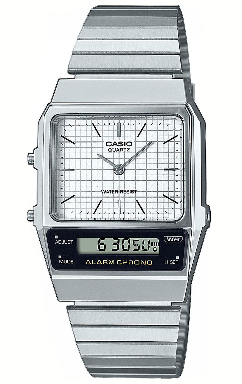 Casio Collection Vintage Mens Silver Watch AQ-800E-7AEF Stainless Steel - One Size | Casio Sale | Discount Designer Brands