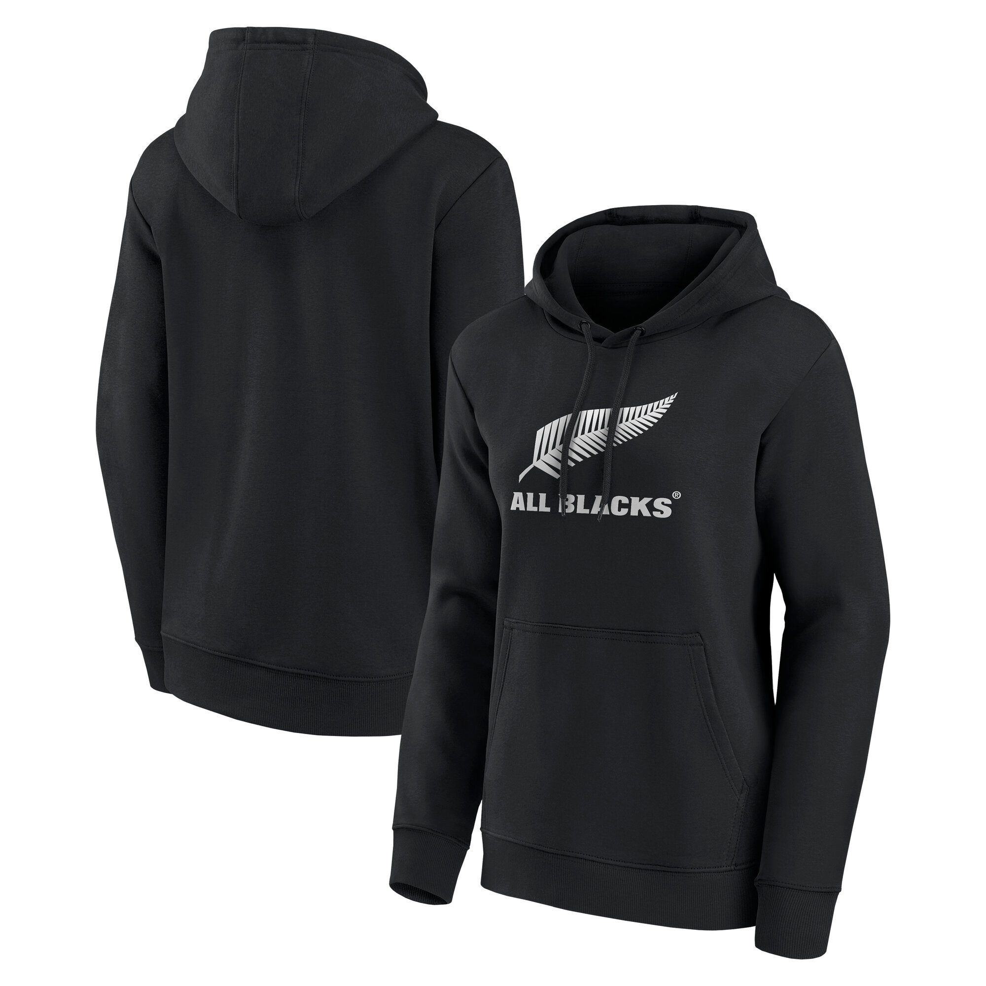 "All Blacks Primary Logo Graphic Hoodie – Schwarz – Damen" Image