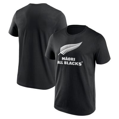 Maori All Blacks Primary Logo Graphic T-Shirt – Schwarz Image