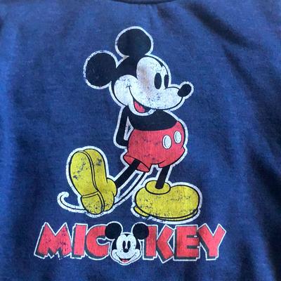 Disney Shirts & Tops | Disney Mickey Kid Sweatshirt $3or Free W/$ Disney Kids Classic Blue &Red Top | Color: Blue/Red | Size: Unisex Sz Small Kids - 3-6yrs