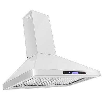 PLFW 129E Wall Mounted Range Hood in Stainless Steel Modern Design, 900 CFM / 30 inches wide