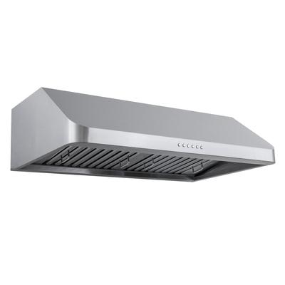 Under-Cabinet Range Hood, Convertible to Ductless, High Performance, Stainless Steel Finish | Proline PLJW 121 / 42 inches wide