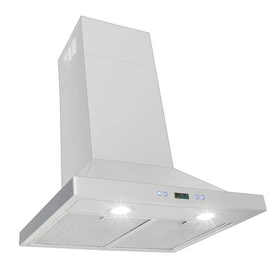 Wall Mounted Range Hood, Convertible to Ductless, 600/1200 CFM, Stainless Steel Finish, Black Finish | Proline PLFW 520 / 30 inches wide / Stainless Steel