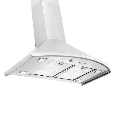 Wall Mounted Range Hood, Ducted, 600 CFM, Stainless Steel Finish, Black Finish | Proline Vector / 30 inches wide / Stainless Steel