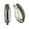 Celesta - Ohrringe 925/- Sterling Silber Zirkonia weiß Creolen 1 ct Weiss Damen (110.49 € / 1 ct)