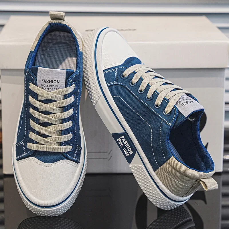 Scarpe da Skateboard Uomo Nuove Estive 2026 Traspiranti Versatili, Scarpe Casual Sportive alla Moda con Fondo Morbido in Tela, Taglia 48