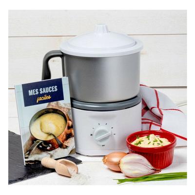 Elektrische sauciere 1l 600w weiß/grau - Sweet Alice - 002017