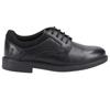Hush Puppies - Jungen Schul-Uniform-Schuhe "Tommy", Leder (Schwarz)