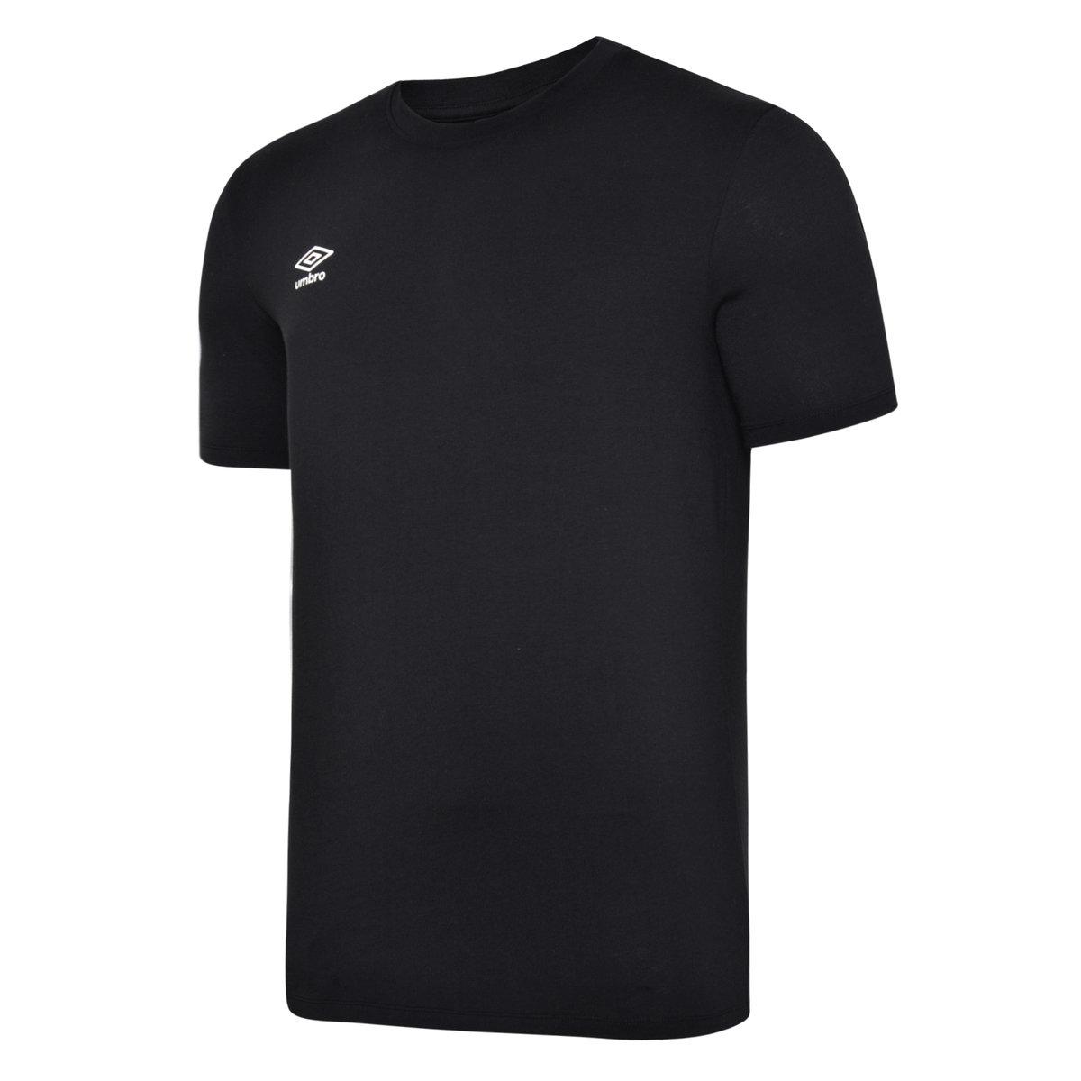 Umbro Kinder/Kids Club Freizeit-T-Shirt (Schwarz/Weiß) Image
