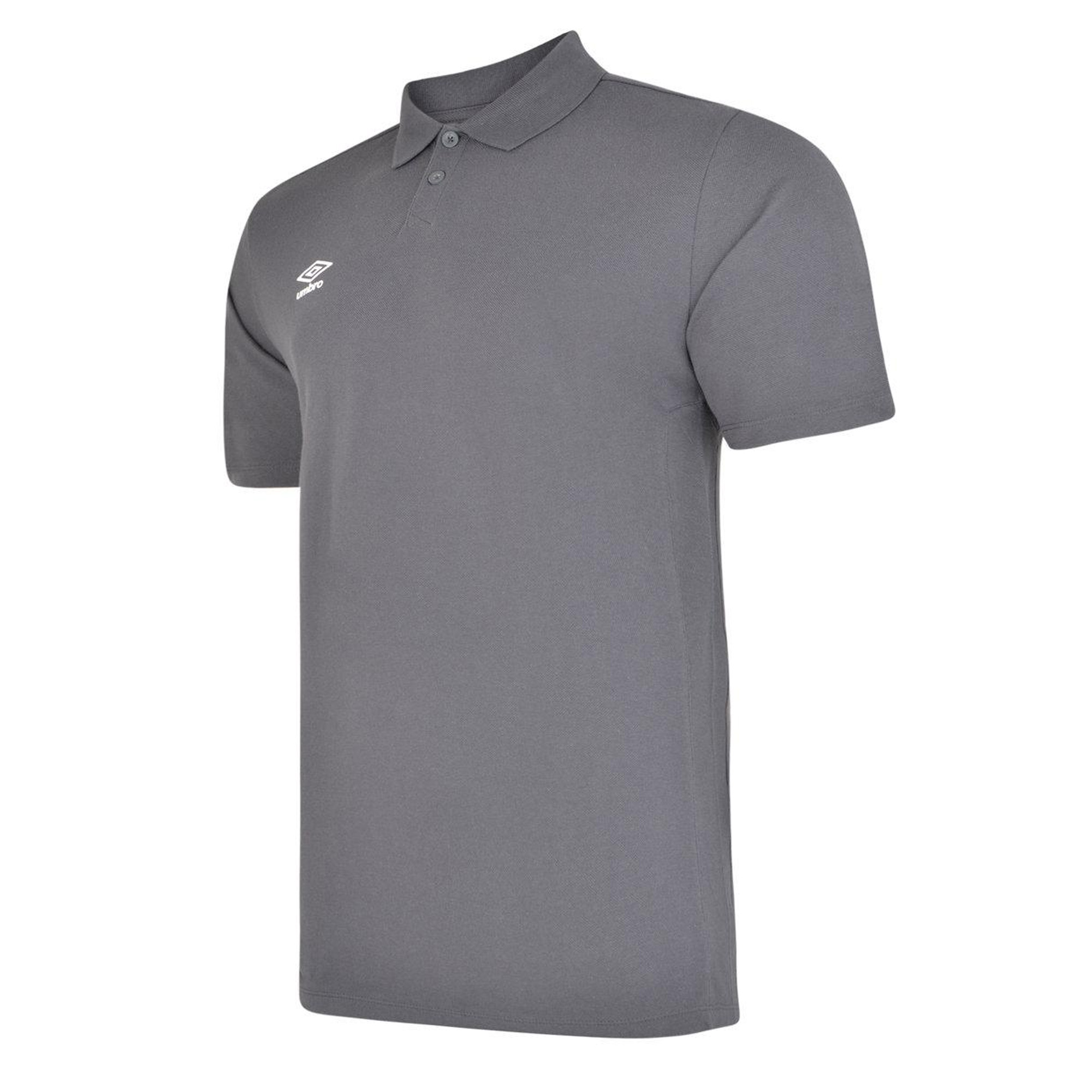 Umbro - "Essential" Poloshirt für Jungen (Kohlen-Schwarz/Weiß) Image