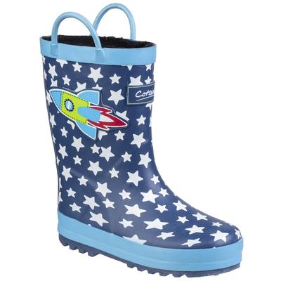 Cotswold Childrens/Kids Sprinkle Gummistiefel (Blue Rocket) Image