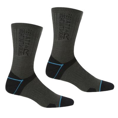 Regatta - "Blister Protection II" Stiefelsocken für Damen (Schwarz/Asche) Image