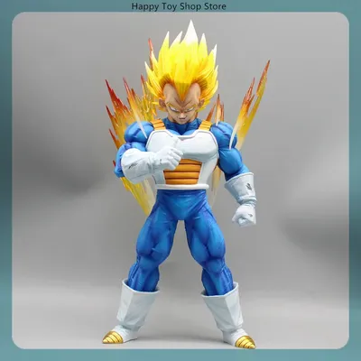 31cm Dragon Ball Vegeta Pointed To Himself Anime Figure Model Gk Statue Boys Collection Desktop