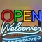 Open Neon Sign Wall Mounted Neon Lights for Bedroom LED Business Signs Office Man Beer Club Bar