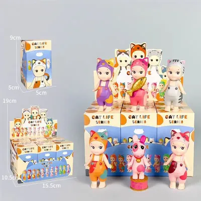 New Sonny Angel Cat Life Series Surprise Special Anime Handmade Series Name Toy Children's Gift
