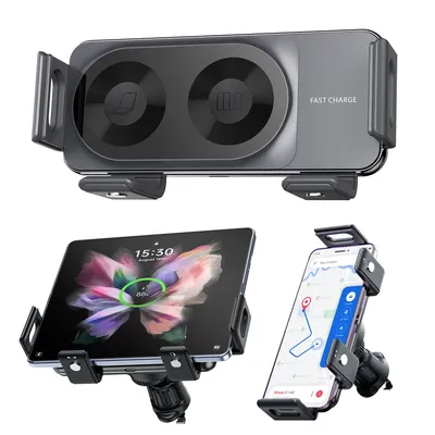 Wireless Car Charger Fast Charging Phone Car Mount Car Phone Holder for Samsung Galaxy Z Fold