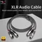 YYAUDIO Hifi XLR Cable Audio Cable Xlr Cable Male To Female Wire Signal Line Cables core Pure Copper