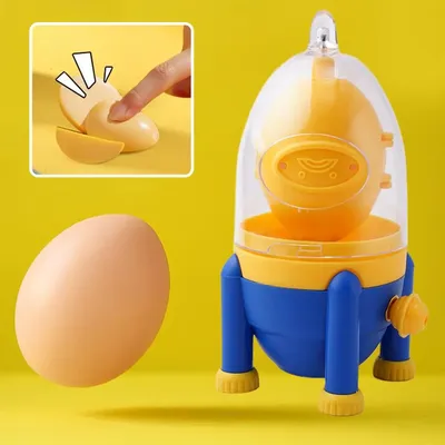 Manual Home Egg Puller Food Grade Silicone Hand Eggs Shaker Mixer Egg Mixing Tool For Hard Boiled