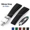 20mm Silicone Watch Strap for Seiko for Rolex for Submariner for Daytona for Oysterflex Waterproof
