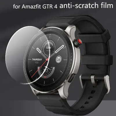 HD Screen Protector for Amazfit GTR 4 Anti-Scratch Full Coverage Protective Film Screen Protector for Amazfit GTR4 (not glass)