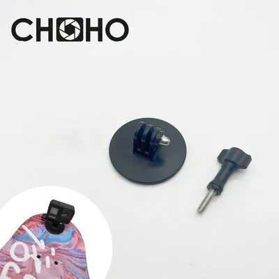 Surf Surfing Mount Summer Surfboard Fixed Bracket Bodyboard Round + Sticker For Gopro Accessories DJI OSMO Action Camera