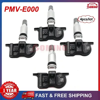 4PCS PMV-E000 42607-12040 Car Tire Pressure Sensor TPMS For Toyota Tacoma Camry 4Runner Lexus ES RX