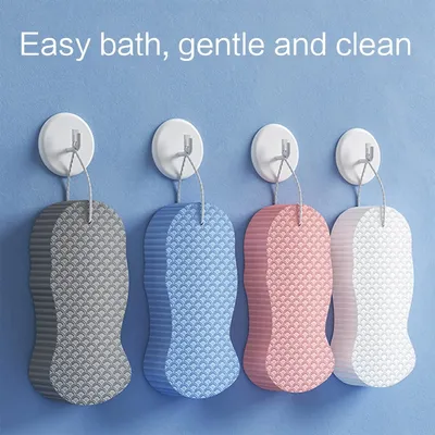 1pc Soft Sponge Body Scrubber Bath Exfoliating Scrub Sponge Shower Brush Body Skin Remover