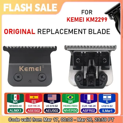 Original Replacement Blade for Kemei KM-2299 Clipper Professional Hair Trimmer Cutting Knife Head