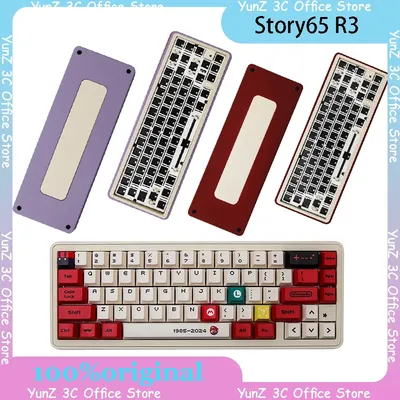 Story65r3 Mechanical Keyboard Customized Kit Wireless Three Mode Aluminum Alloy Kit Rgb Customized