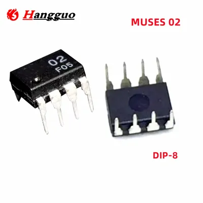 2pcs/Lot Original MUSES02 MUSES0 m02 02 DIP-8 Feverish audio dual op amp IC Chip