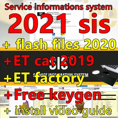 2021 SIS 2021 SIS for red cat Service Information System+ flash files 2020+ 2019C Cat ET 2019C Electronic Technician+ ET factory