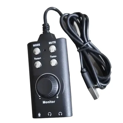 Voice Changer Portable Voice Modulator Handheld Sound Card With Sound Multifunctional Effects