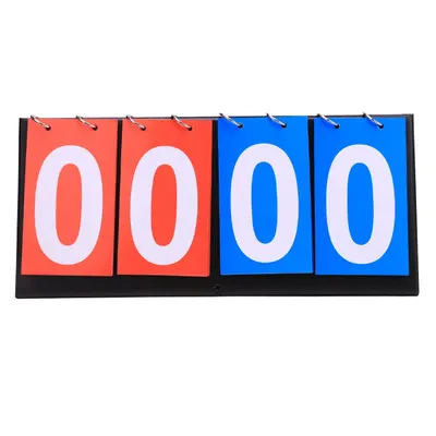Sports Digit Scoreboard Soccer Volleyball Basketball Referee Coach Score Board For Indoor Exercise