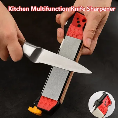 Multi-functional Kitchen Knife Sharpener Diamond Whetstone Hone Whetstone Ceramic Knife Sharpening