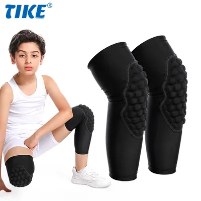 1 PCS Crash Pad Youth Children Basketball Knee Sleeve, Kids Anti-Collision Volleyball Football