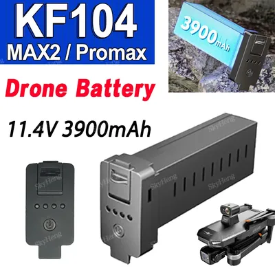 11.4V 3900mAh Original KF104 PROMAX Battery For KF104 MAX2 4K GPS Drone Battery Accessories Parts